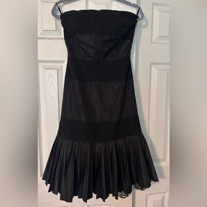 Banana Republic Black Strapless Dress